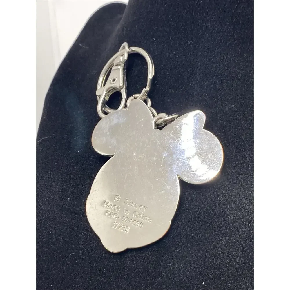 Vintage Minnie Mouse Silver Keychain